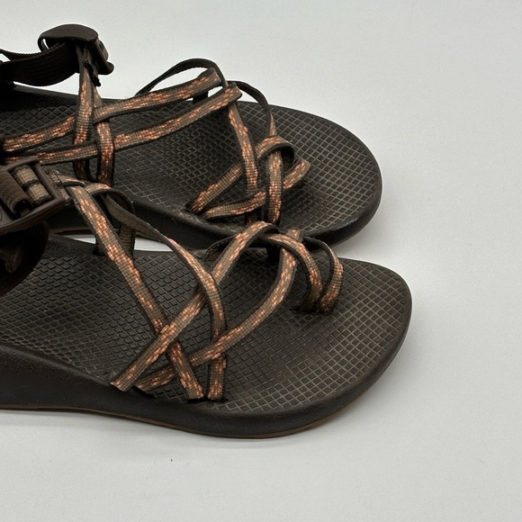 Chaco ZX2 Yampa J105016 Strappy Brown Toe Loop Water Sandals US Women's Size 9 - Picture 4 of 11